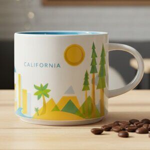 Starbucks CALIFORNIA You Are Here Collection‎ Mug 14 oz YAH Series Original EUC